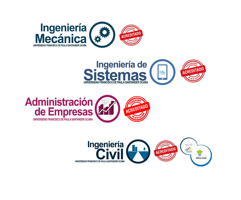 Programas académicos acreditados de la UFPSO